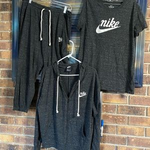 Three piece Nike jogger set